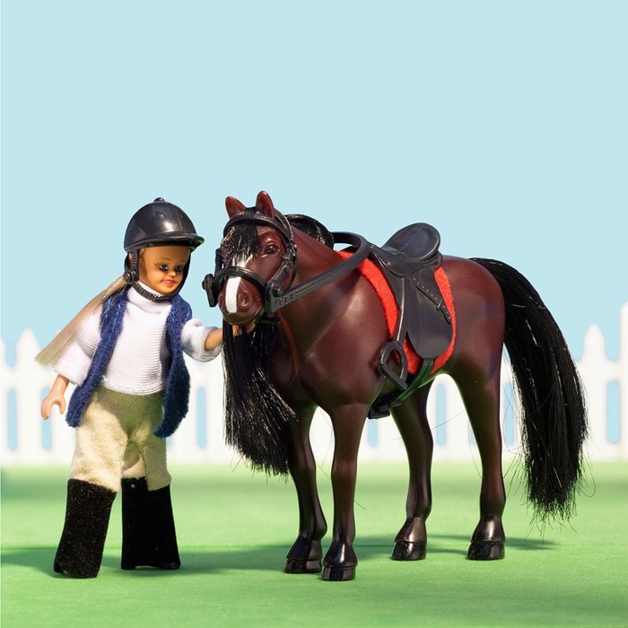 Куклы "Девочка и лошадь"