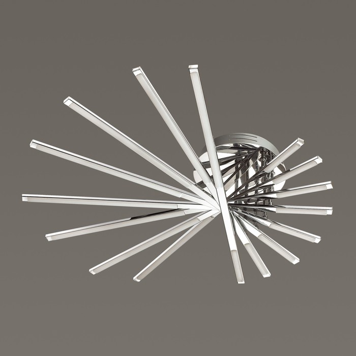 Люстра STELLO 1x64Вт LED 4000K хром, белый 81x61x19см