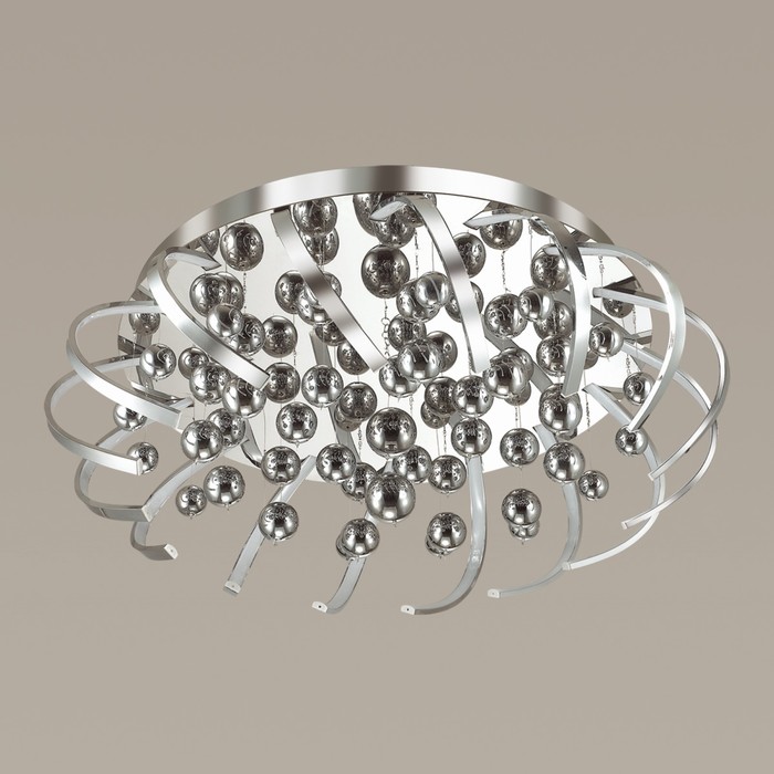 Люстра CRALLI 1x50Вт LED 4000K  хром 8x8x2,4см