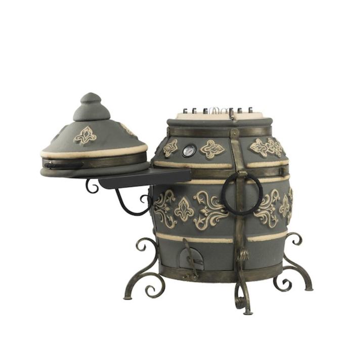 Тандыр Фирменный со столиком, чёрный