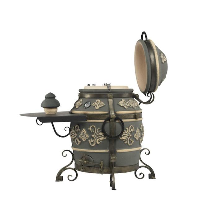 Тандыр Фирменный со столиком, чёрный