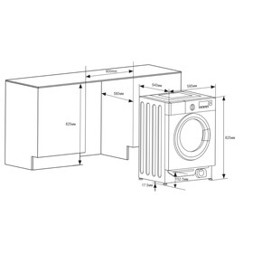 

Стиральная машина Midea WMB6121, класс А, до 6 кг, 1200 об/мин, белая