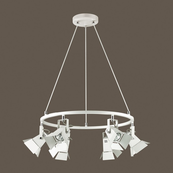 Светильник TECHNO PRO 6x50Вт GU10 белый 68x68x120см
