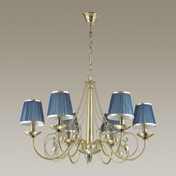 Люстра NIAGARA 6x40Вт E14 бронза 75,5x75,5x117,8см