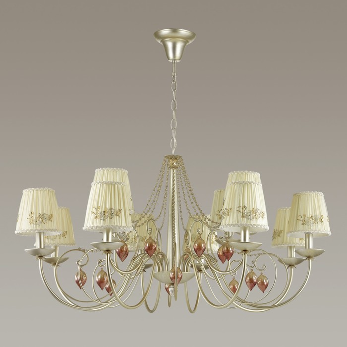 Люстра ADRIANA 12x40Вт E14 серебро 100,5x100,5x121,1см