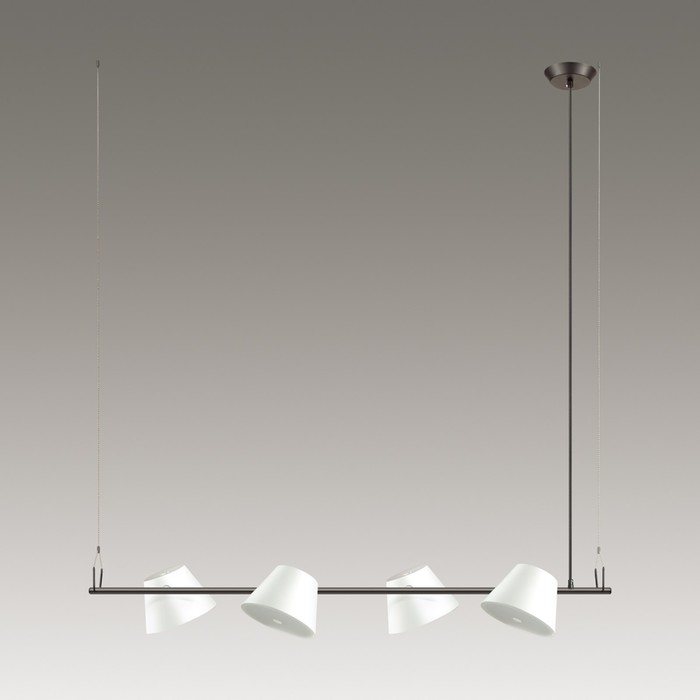 Светильник CHARLIE 8x40Вт G9 черный, белый 146x46,5x165см