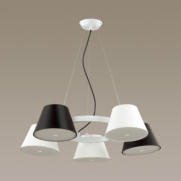 Люстра CHARLIE 10x40Вт G9 белый, черный 83,5x0x165см