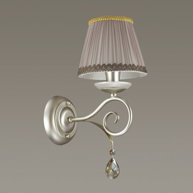 

Бра MARIONETA 1x40Вт E14 серебро, перламутр 23,1x16x38,2см