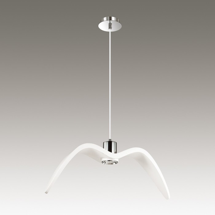 Светильник VOLO 1x50Вт GU10 хром, белый 55x12x176,5см