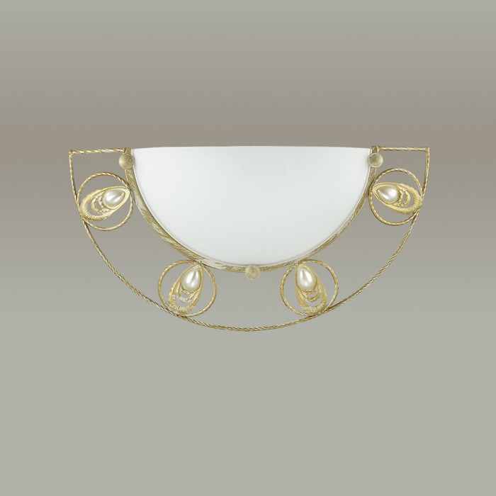 Светильник KANTI 1x40Вт E14 белый, патина 38x19,3x10см