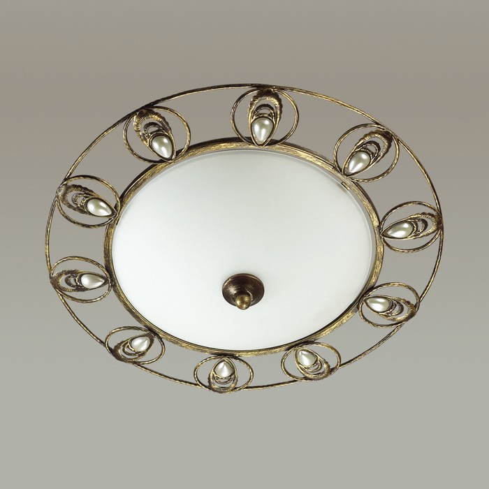 Светильник KANTI 2x40Вт E14 кофейный 38,6x38,6x10см