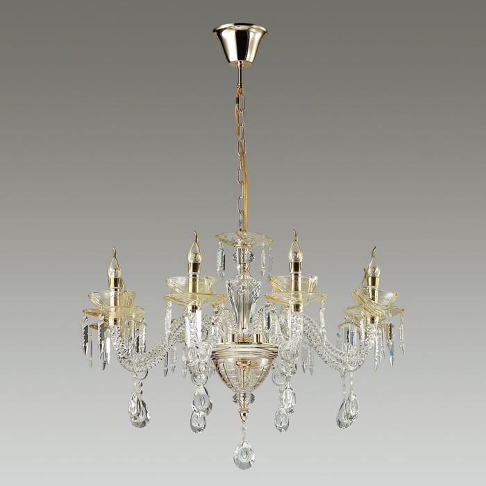 Люстра TELMA 6x40Вт E14 золото, шампань 73,5x73,5x157,2см