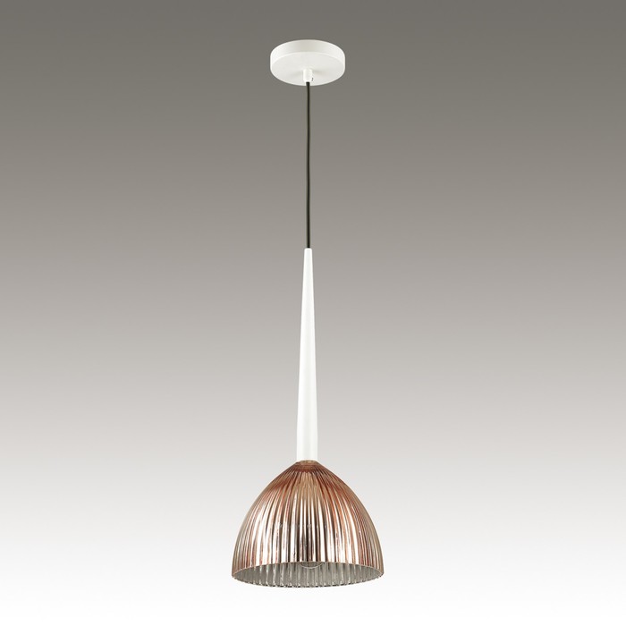 Светильник PAOLO 1x60Вт E27 белый, золото 17,5x17,5x120см