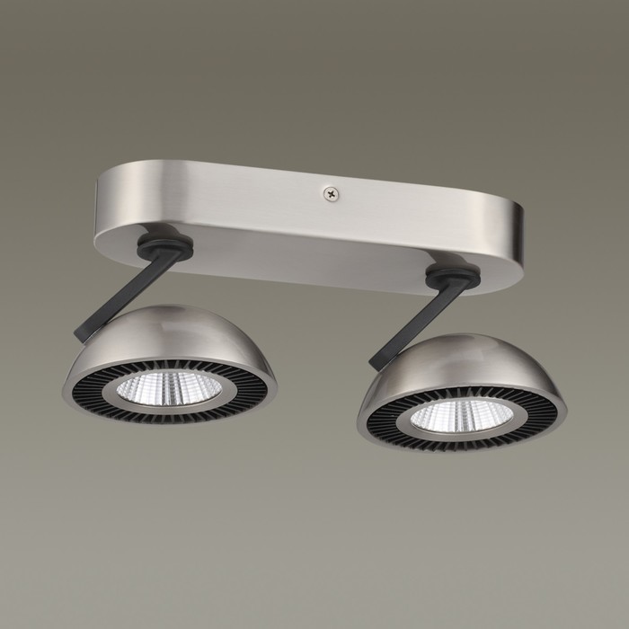 Светильник KARIMA 2x7Вт LED 3000K никель 11,5x27,5x11,5см