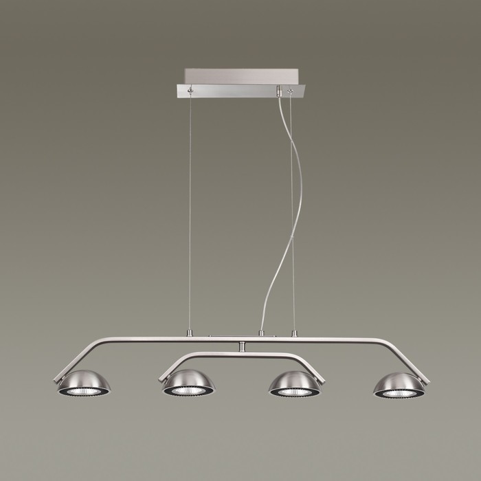 Светильник KARIMA 4x7Вт LED 3000K никель 11,5x78,5x120см