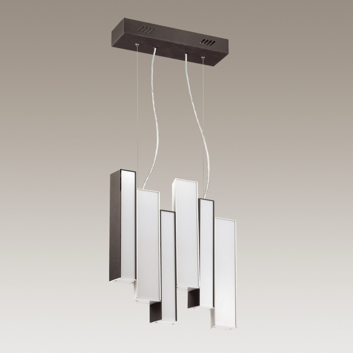 Люстра PIANO 1x131Вт LED 4000K  черный, белый 36,5x8x120см