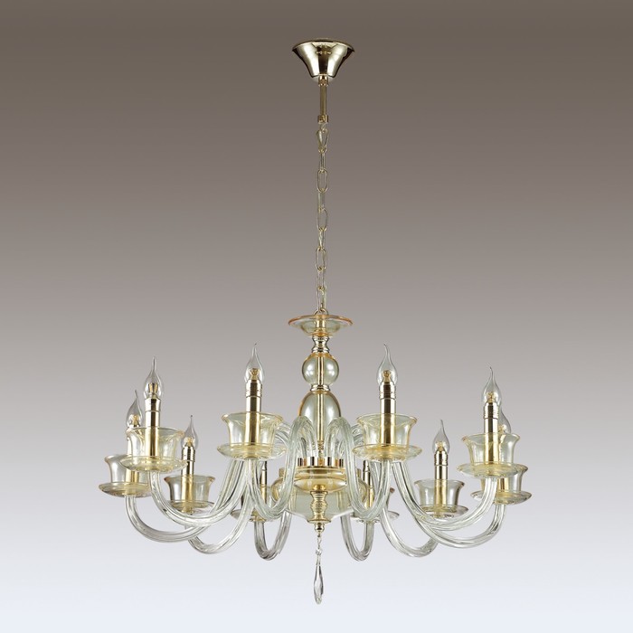 Люстра TINTA 8x40Вт E14 золото, шампань 70x70x149см