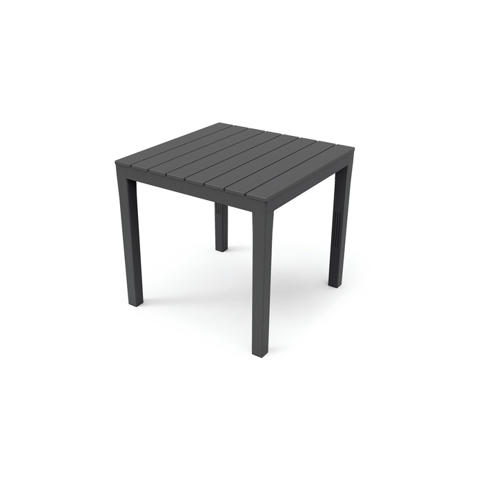 Стол квадратный BALI, 78 х 78 х 7 см, пластик, фактура под дерево