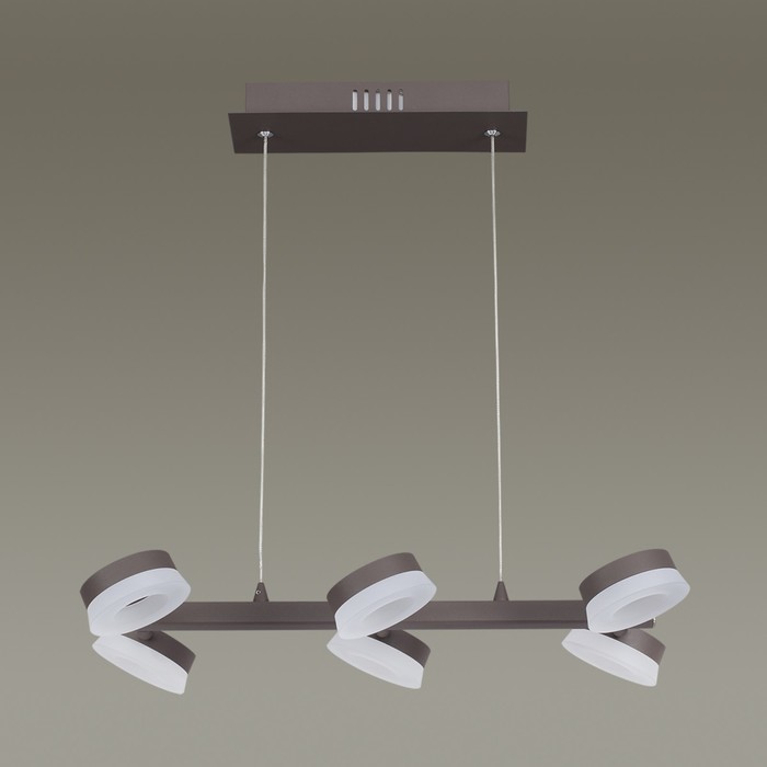 Светильник WENGELINA 6x6Вт LED 3000K коричневый 27,5x49x120см