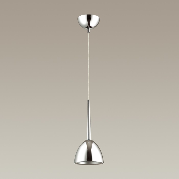 Светильник TESS 1x60Вт E27 хром 15x15x120см