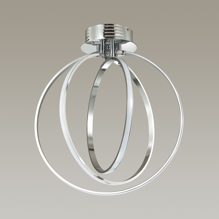 Люстра ALFI 1x66Вт LED 4000K  хром, белый 45x45x54,5см