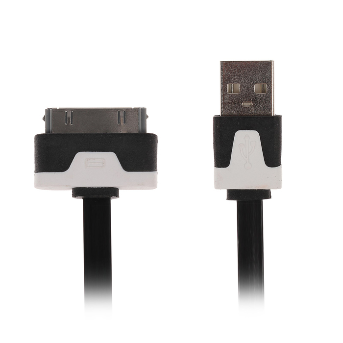 Шнур для зарядки и передачи данных Luazon LPA-11, iPhone 4, 2 метра, микс