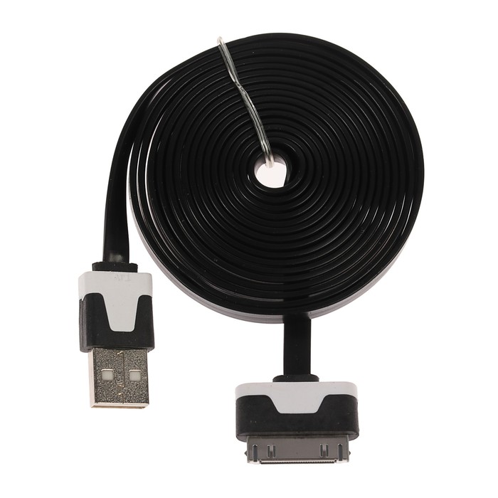 Шнур для зарядки и передачи данных Luazon LPA-11, iPhone 4, 2 метра, микс