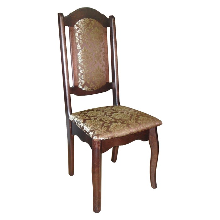 Стул Граф-2, 490х430х1055, Шоколад/Вензель коричневый