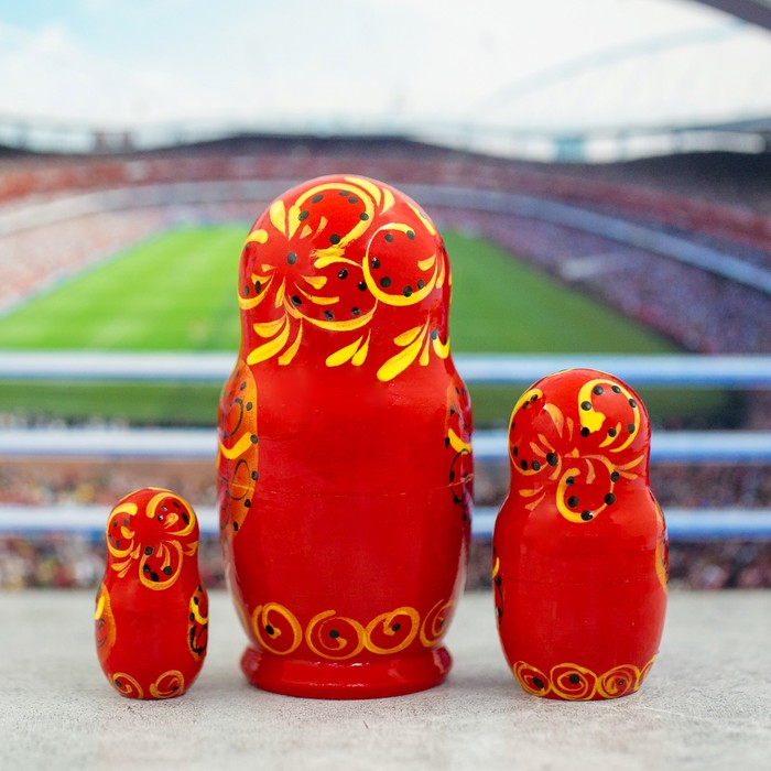Матрешка 3 кукольная "Нижний Новгород" 11 см