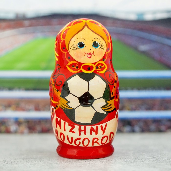 Матрешка 3 кукольная "Нижний Новгород" 11 см