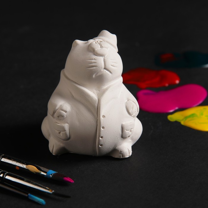 Статуэтка-раскраска "Кот" МИКС