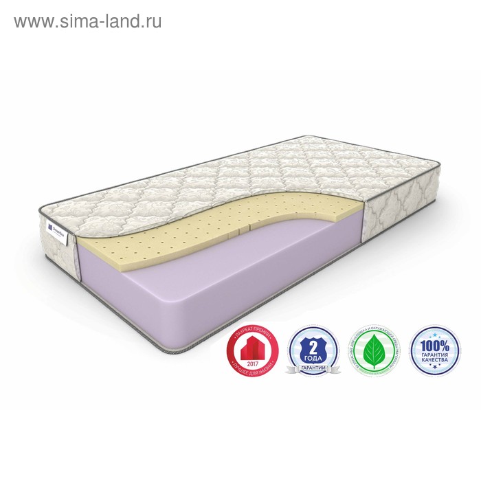 

Матрас DreamRoll Max Latex, размер 140 х 190 см, высота 22 см, жаккард