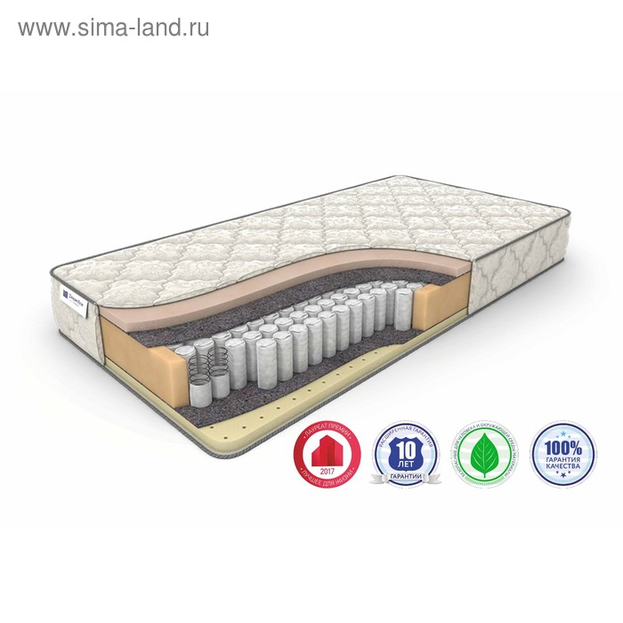 Матрас Memory Sleep TFK, размер 90 х 190 см, высота 22 см, жаккард матрас memory sleep tfk размер 180 х 190 см высота 22 см жаккард