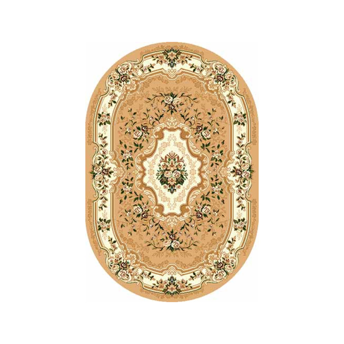 Ковёр БЦФ ПП LAGUNA d017, 1*4 м, овал, BEIGE