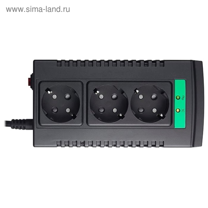 Стабилизатор напряжения APC Line-R LS1000-RS, 500Вт, 1000ВА, черный