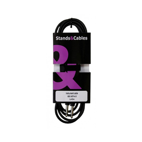

Кабель STANDS CABLES GC-074-3 - распаянный инструментальный Jack-Jack 3 м.