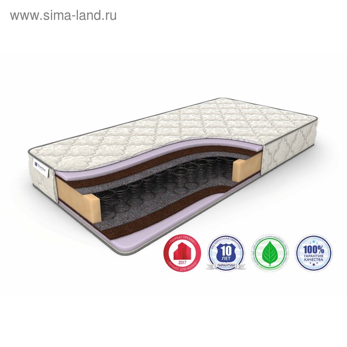 Матрас Eco Foam Hard BS-120, размер 180 х 200 см, высота 20 см, жаккард матрас eco strong bs 120 размер 180 х 200 см высота 20 см жаккард