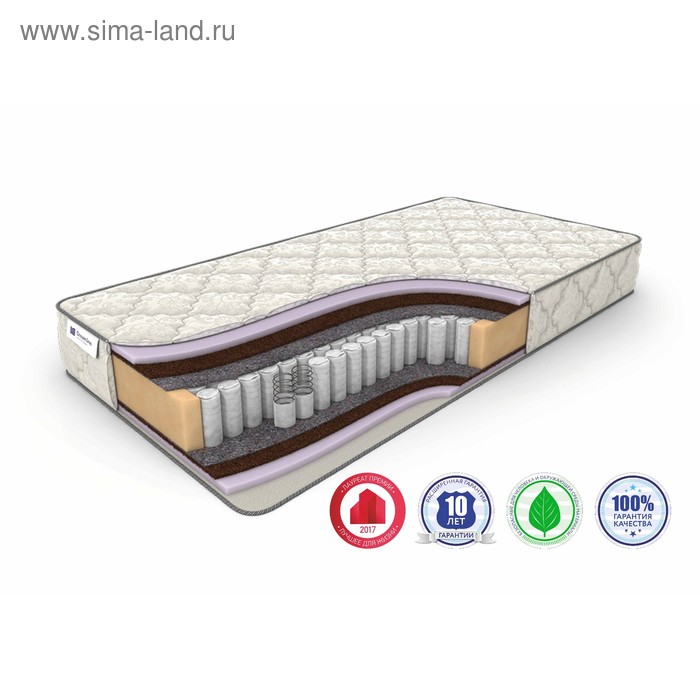 фото Матрас eco foam hard tfk, размер 120 х 195 см, высота 21 см, жаккард dreamline