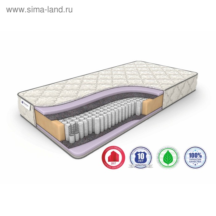 Матрас Eco Foam S-1000, размер 140 х 200 см, высота 19 см, трикотаж матрас eco foam s 1000 размер 80 х 200 см высота 19 см трикотаж