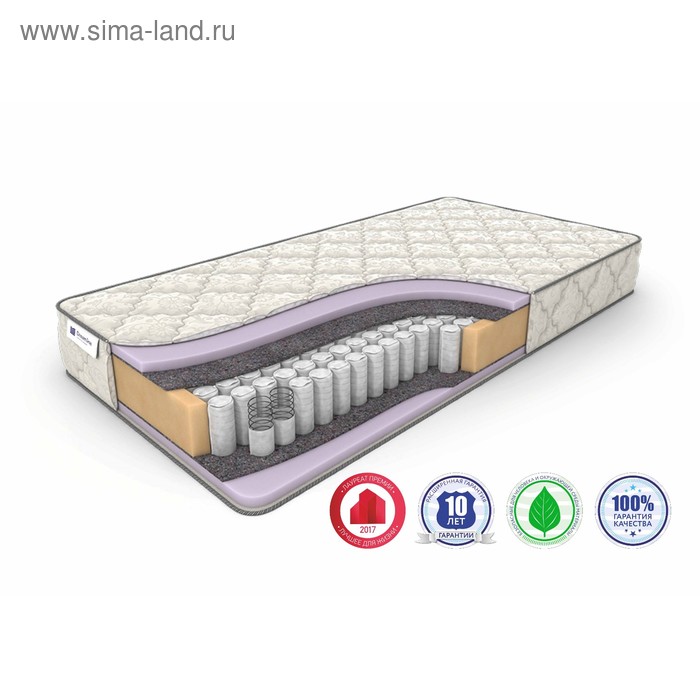 

Матрас Eco Foam TFK, размер 120 х 195 см, высота 19 см, жаккард