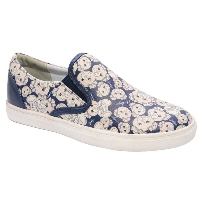 Слипоны для девочки, 12 пар в коробе  43-116A/12