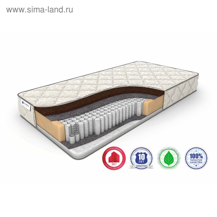 

Матрас Kombi-2 S-1000, размер 150 х 195 см, высота 21 см, трикотаж