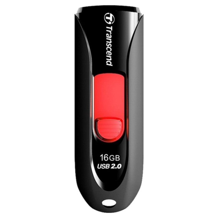 USB-флешка Transcend 16Gb Jetflash 590 TS16GJF590K, USB 2.0, черный/красный