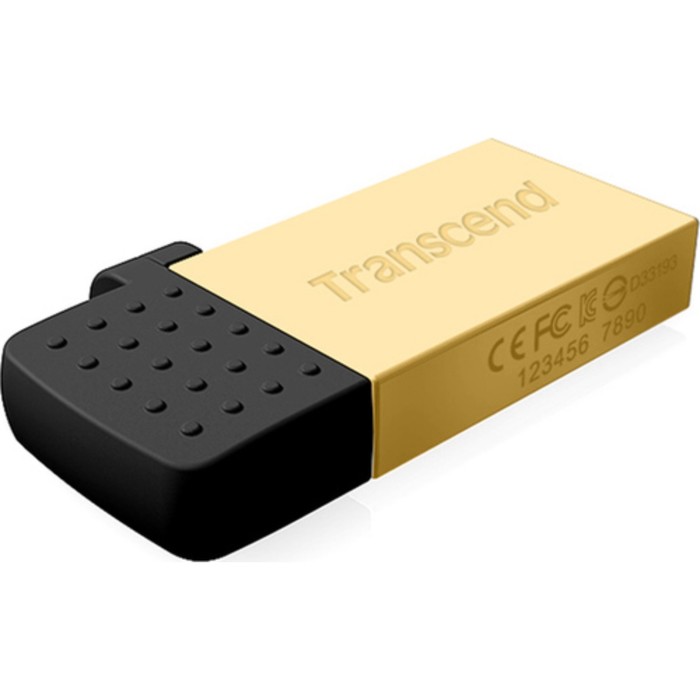 USB-флешка Transcend 32Gb Jetflash 380 TS32GJF380G, USB 2.0, цвет золотая платина