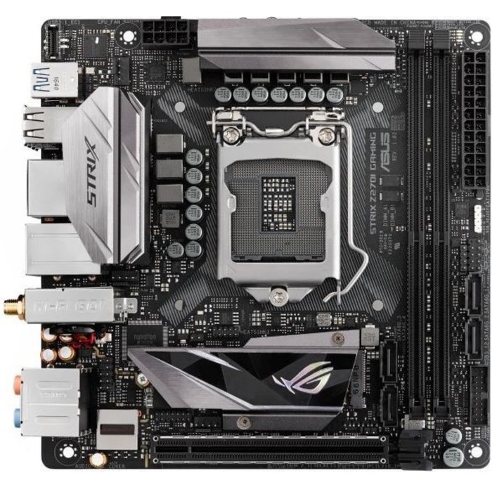 Материнская плата Asus Z270I STRIX GAMING, Soc-1151, Intel H270, 2xDDR4, mini-ITX, Ret