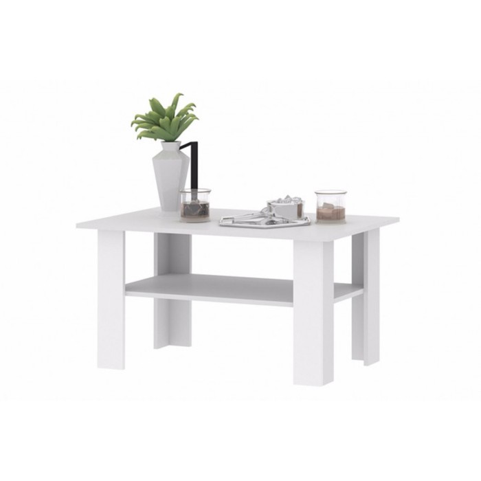 Журнальный стол "Лофт", цвет белый