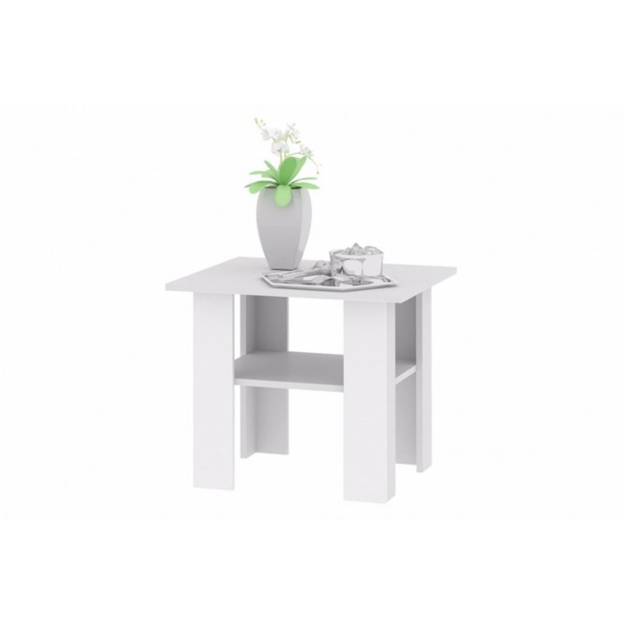 Журнальный стол "Лофт", цвет белый