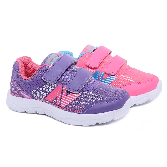 Кроссовки для девочки, 12 пар в коробе 7709E-S