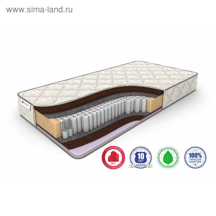 

Матрас Kombi-1 S-1000, размер 120 х 200 см, высота 21 см, трикотаж