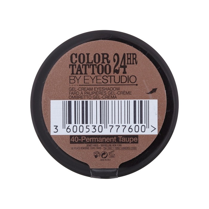 Тени для век Maybelline Color Tattoo 24 часа, оттенок 40, Долговечный коричневый, 4 мл